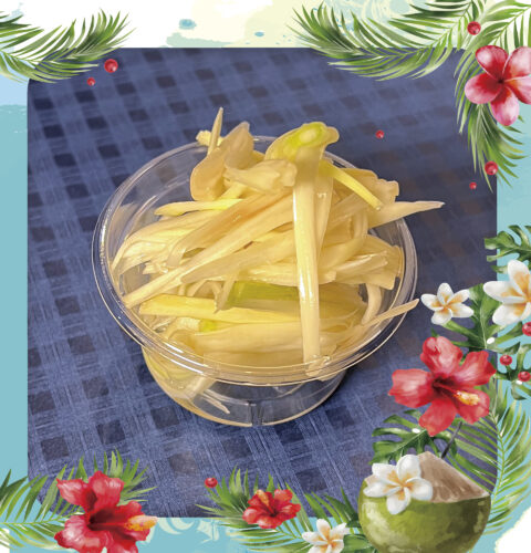 【沖縄食堂おりおん】きざみ島らっきょの塩漬け 500円