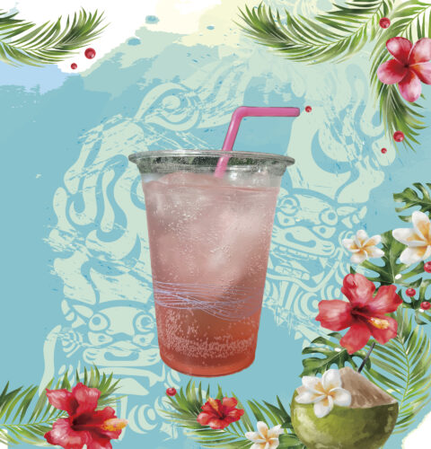 アセロラ（ソーダ／ジュース） 500円