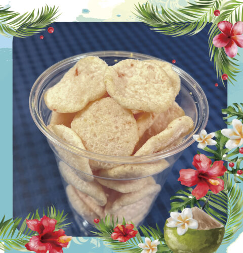 【沖縄食堂おりおん】ハイサイえびせん 500円