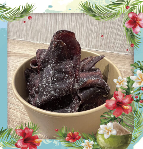 【沖縄食堂おりおん】紅芋チップス 500円